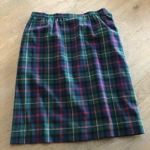 PENDLETON Malcom Tartan Wool Skirt. 12?